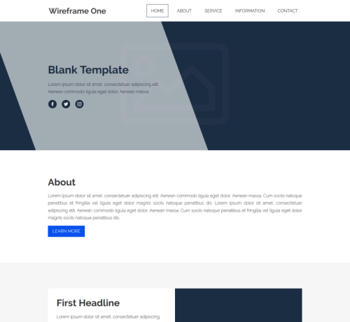 Wireframe One